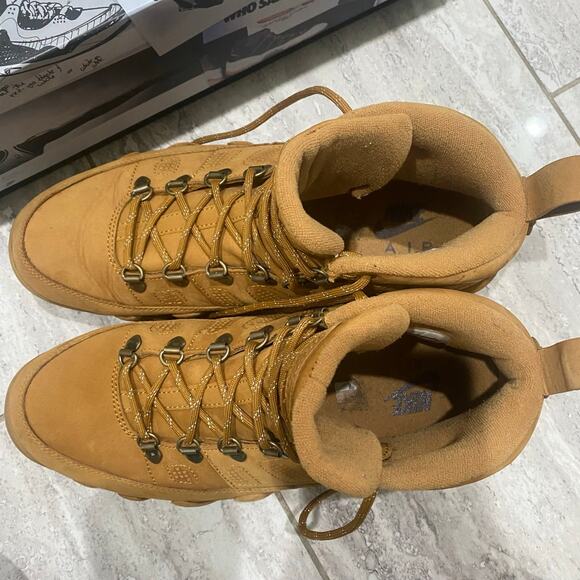 Air Jordan 9 Retro Boot NRG Wheat 2018 Men\'s Size 10 Sneakers w/ Box main image 9